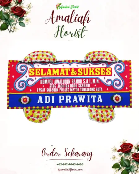 Papan Bunga Ucapan Selamat Embecang