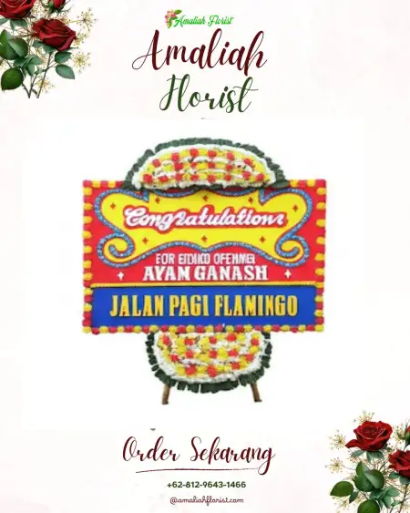 Sewa Papan Bunga Embecang